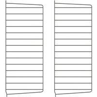String - Wandleiter für String Regal 75 x 30 cm (2er-Set), dunkelgrau von String Furniture