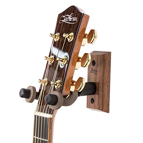 String Swing CC01-BW Gitarren-Aufhänger für Zuhause und Studio, Hartholz, Walnussholz, Schwarz String Swing CC01-BW Gitarren-Aufhänger für Zuhause und Studio, Hartholz, Walnussholz, Schwarz von String Swing