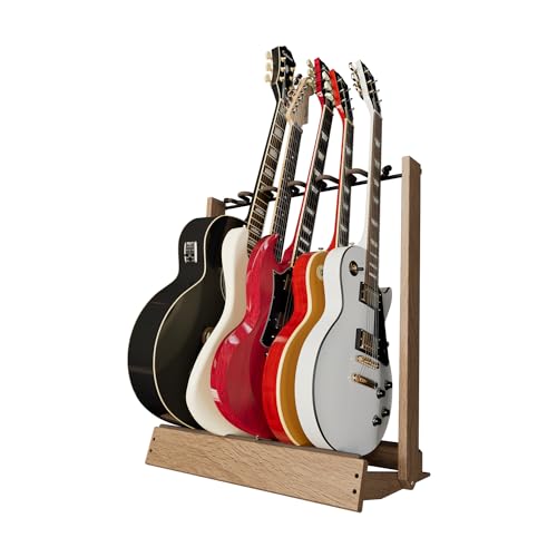 String Swing CC34 Gitarrenständer für 6 E-Gitarren oder 3 Akustikgitarren für Zuhause oder Studio von String Swing