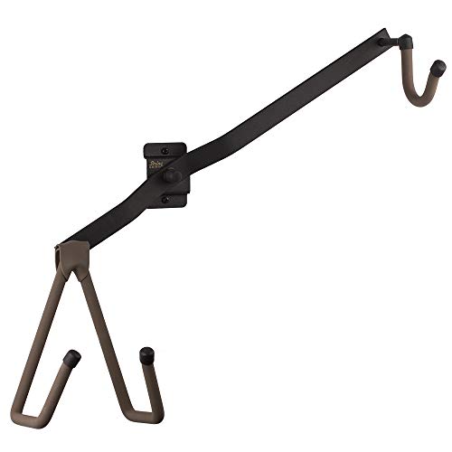 String Swing Horizontale E-Gitarren-Halterung für normale oder kopflose massive, hohle und halbohle Gitarren Wandhalterung, bis zu 6,8 kg (BCC151-N-FW) von String Swing