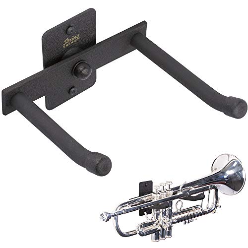 String Swing Horizontale Wandhalterung Trompetenhalter - Ständer für alle Trompeten inkl. Piccolo und Pocket Trompete - Musikinstrumente sicher ohne Hartschalenkoffer - Made in USA von String Swing