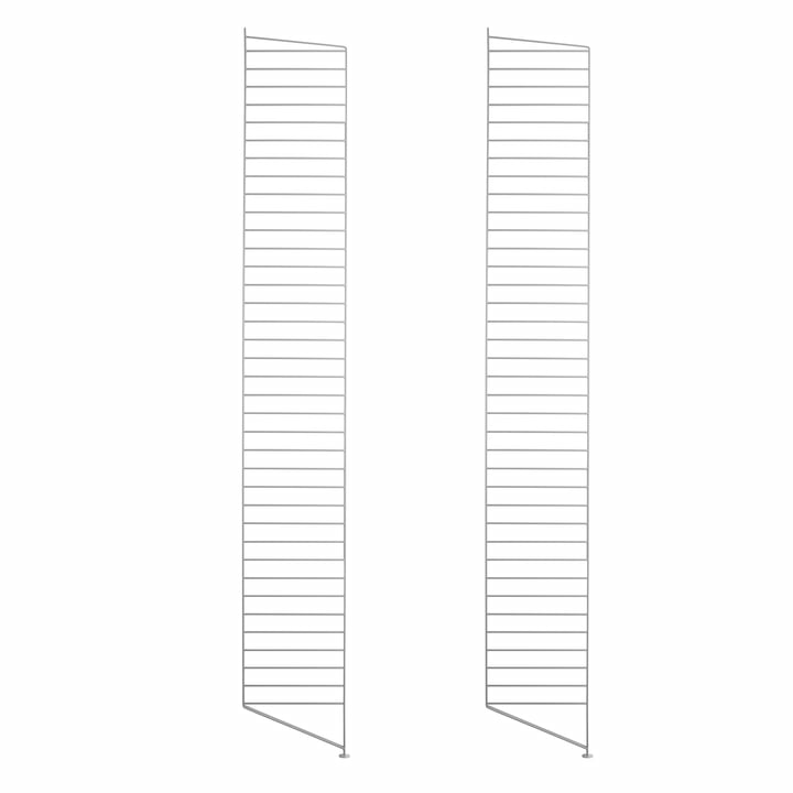 2er Set String Bodenleiter String Regal Wandregal Regalsystem 200 X 30 Cm Grau B-Ware 2er Set String Bodenleiter String Regal Wandregal Regalsystem 200 X 30 Cm Grau B-Ware von String