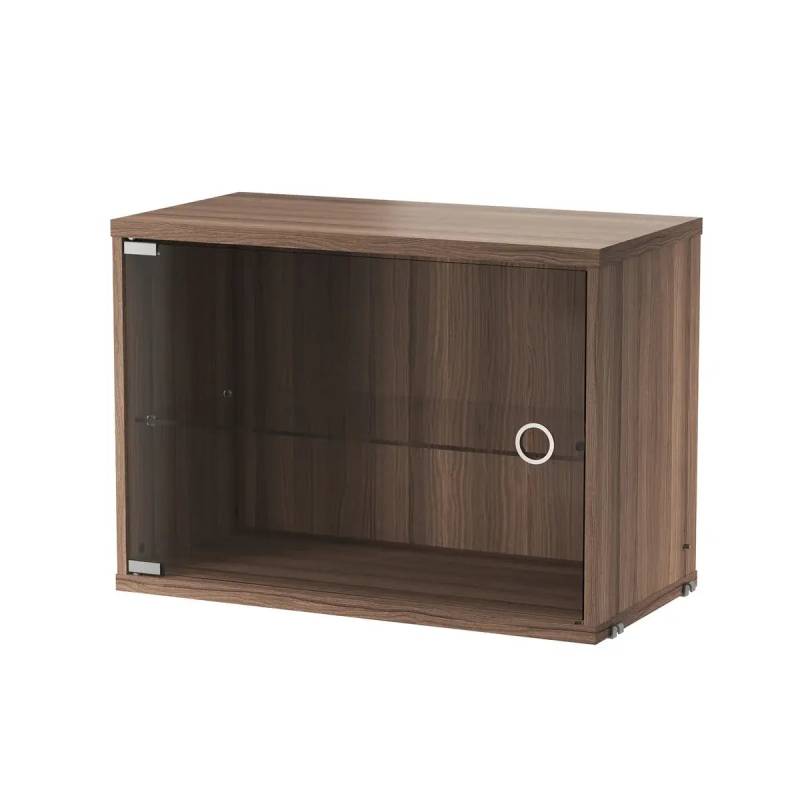 B-Ware String Vitrine Glasschrank Aufbewahrung Glasschwingtür 58 × 30 Cm Walnuss Glas B-Ware String Vitrine Glasschrank Aufbewahrung Glasschwingtür 58 × 30 Cm Walnuss Glas von String