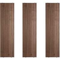 Fachboden Set System walnuss 78 x 20 cm von String Furniture