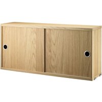 Schrankelement System eiche 78 x 20 cm von String Furniture
