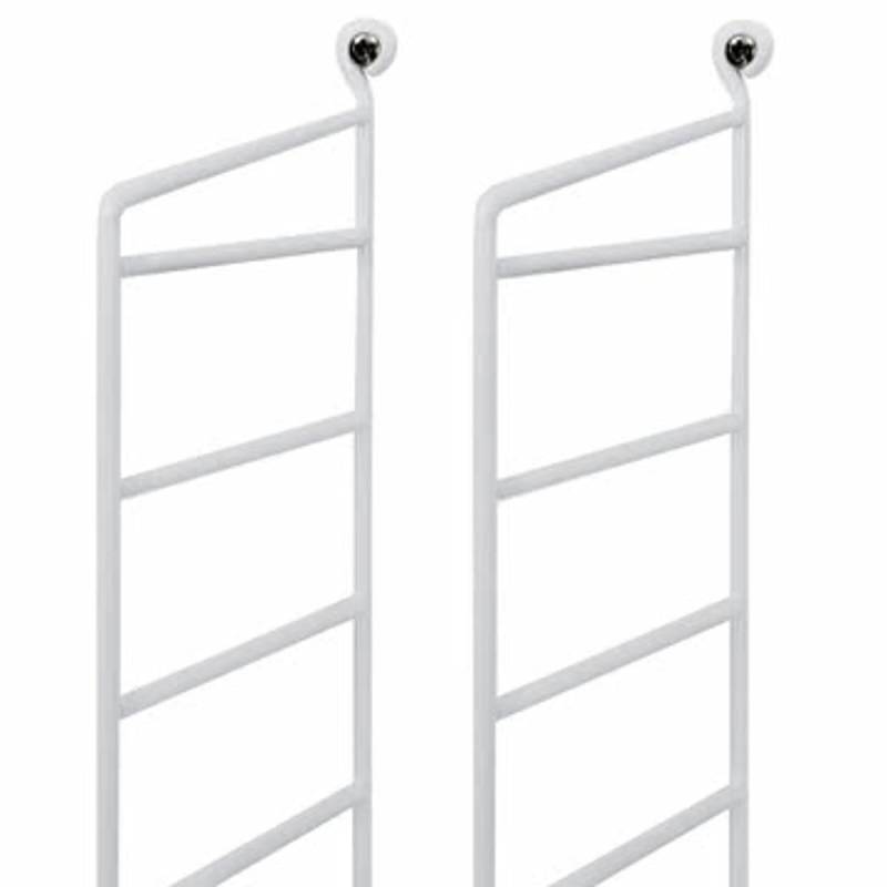 String 2er Set System Wandleiter Regalsystem Leiterregal Leitermodul 75x20 Weiß B-Ware von String