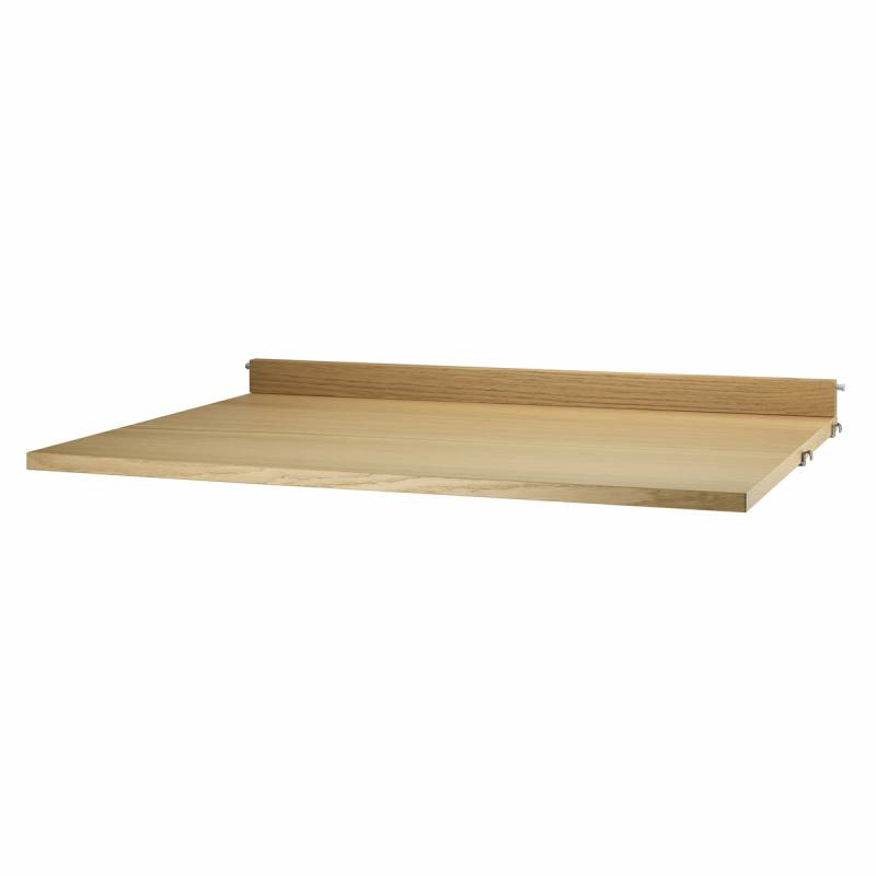 String Arbeitsplatte Schreibtischplatte Bürotischplatte MDF Eiche 78 x 58 x 2 cm von String