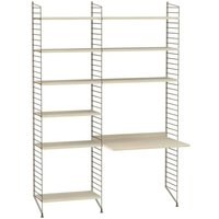 String Furniture - Arbeitszimmer Regalkombination Bundle B von String Furniture