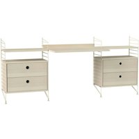 String Furniture - Arbeitszimmer Schreibtisch Bundle C von String Furniture