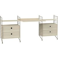 String Furniture - Arbeitszimmer Schreibtisch Bundle C von String Furniture