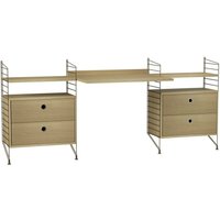 String Furniture - Arbeitszimmer Schreibtisch Bundle C von String Furniture