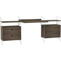 String Furniture - Arbeitszimmer Schreibtisch Bundle C von String Furniture