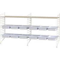 String Furniture - Aufbewahrung Kinderzimmer Bundle F String Furniture - Aufbewahrung Kinderzimmer Bundle F von String Furniture