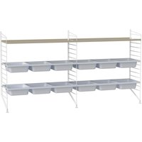 String Furniture - Aufbewahrung Kinderzimmer Bundle F String Furniture - Aufbewahrung Kinderzimmer Bundle F von String Furniture