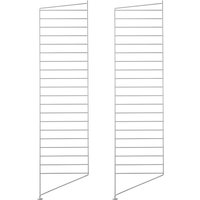 String - Bodenleiter für String (Works) Regal 115 x 30 cm (2er-Set), grau von String Furniture