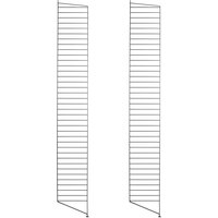 String - Bodenleiter für String Regal 200 x 30 cm (2er Set), schwarz von String