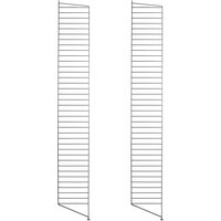 String - Bodenleiter für String Regal 200 x 30 cm (2er Set), schwarz von String Furniture