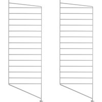 String - Bodenleiter für String Regal 85 x 30 cm (2er Set), grau von String Furniture