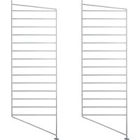 String - Outdoor Bodenleiter für String Regal 85 x 30 cm (2er-Set), verzinkt von String