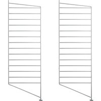 String - Outdoor Bodenleiter für String Regal 85 x 30 cm (2er-Set), galvanisiert von String Furniture