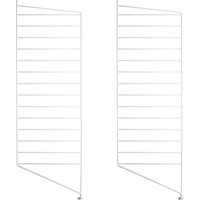 String - Bodenleiter für String Regal 85 x 30 cm (2er Set), weiß von String Furniture