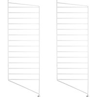 String - Bodenleiter für String Regal 85 x 30 cm (2er Set), weiß von String