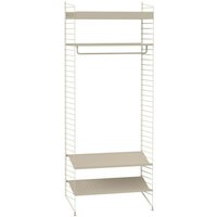 String Furniture - Flur Garderobe Regalsystem klein Bundle L von String Furniture