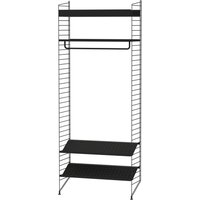 String Furniture - Flur Garderobe Regalsystem klein Bundle L von String Furniture