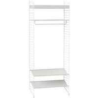 String Furniture - Flur Garderobe Regalsystem klein Bundle L von String Furniture