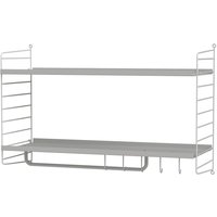 String Furniture - Flur Garderobe Hängend Bundle D von String Furniture