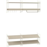 String Furniture - Flur Garderobe mit Schuhablage Bundle H String Furniture - Flur Garderobe mit Schuhablage Bundle H von String Furniture