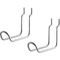 String - Haken für Outdoor Regal, vertikal / doppelt, stahl (2er-Set) von String Furniture
