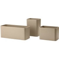String - Organizer Boxen, beige (3er-Set) von String Furniture