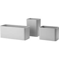 String - Organizer Boxen, grau (3er-Set) von String Furniture