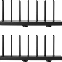 String - Plattenhalter, 20 cm schwarz (2er-Set) von String Furniture