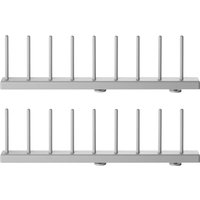 String - Plattenhalter, 30 cm grau (2er-Set) von String Furniture