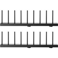 String - Plattenhalter, 30 cm schwarz (2er-Set) von String Furniture