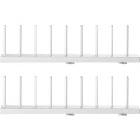 String - Plattenhalter, 30 cm weiß (2er-Set) von String Furniture