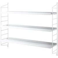 String - Pocket Metall, weiß von String Furniture