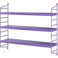String - Pocket Wandregal, lila von String Furniture