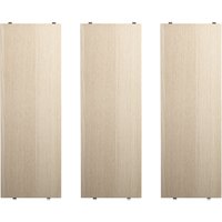 String - Regalboden 58 x 20 cm (3er-Pack), Esche von String Furniture