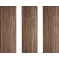 String - Regalboden 58 x 20 cm (3er-Pack), Walnuss von String Furniture