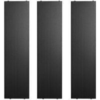 String - Regalboden 78 x 20 cm (3er-Pack), Esche schwarz gebeizt von String Furniture