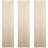 String - Regalboden 78 x 20 cm (3er-Pack), Esche von String Furniture
