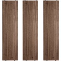 String - Regalboden 78 x 20 cm (3er-Pack), Walnuss von String Furniture