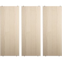 String - Regalboden 78 x 30 cm (3er-Pack), Esche von String Furniture