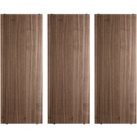 String - Regalboden 78 x 30 cm (3er-Pack), Walnuss von String Furniture
