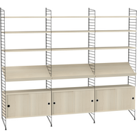 String Furniture - Regalkombination Wohnzimmer Bundle G von String Furniture