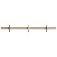 String - Relief Hakenleiste, klein, 41 cm, beige von String