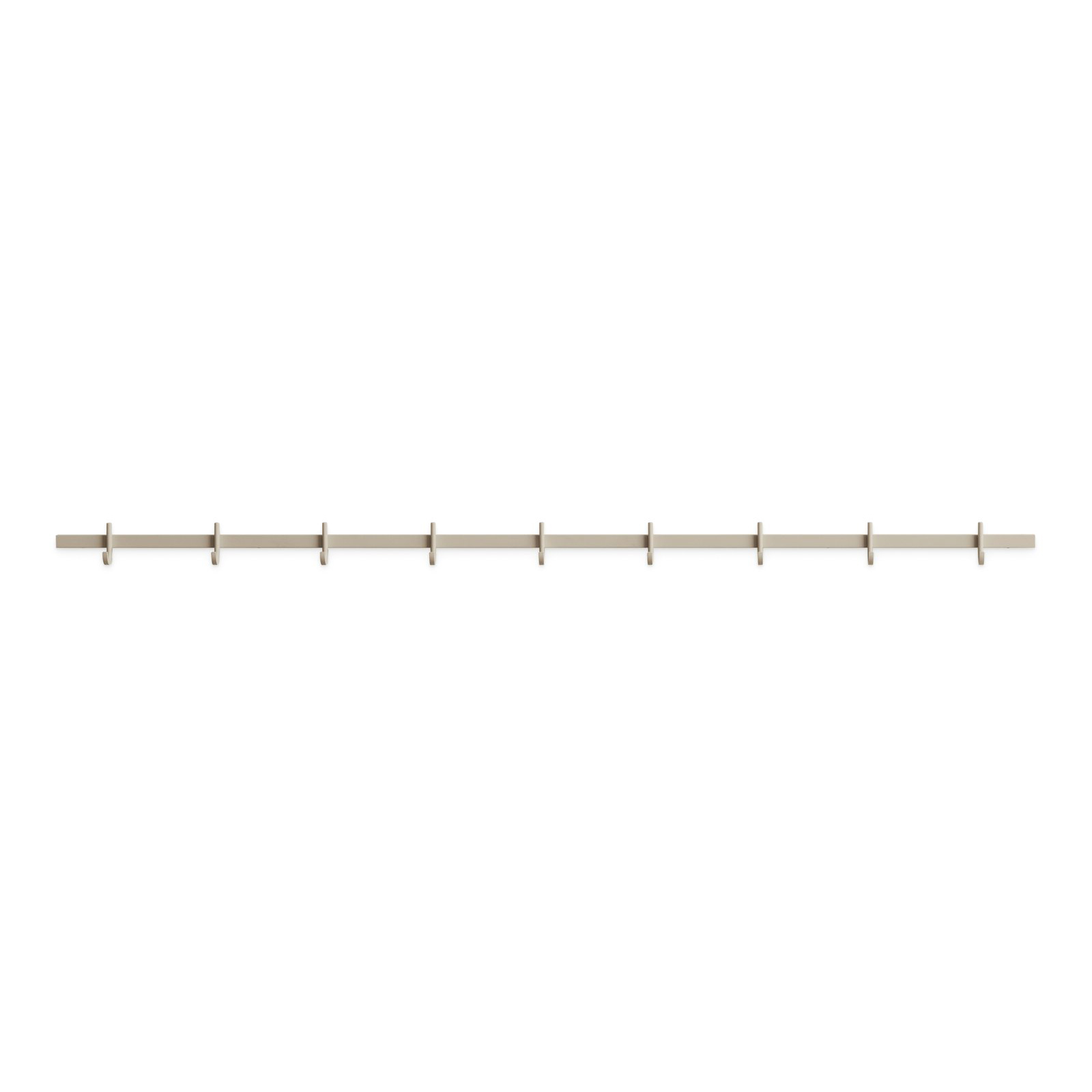 String - Relief Hakenleiste 123cm - beige/BxHxT 123x5,2x4,7cm von String